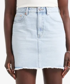 GEM DENIM MINI SKIRT