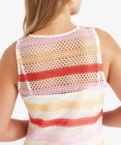 GEMMA STRIPE MIDI DRESS