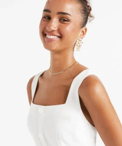 GITA RAMIE COLUMN DRESS
