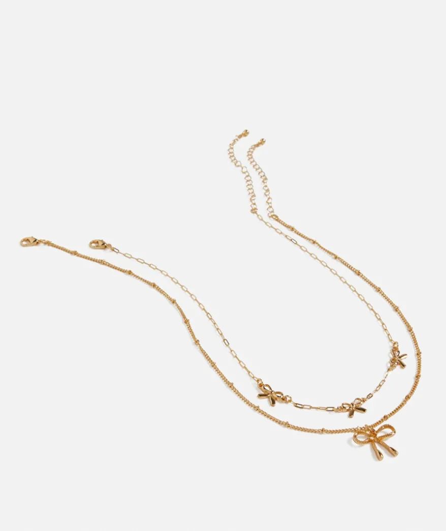 GOLD BOW NECKLACE PACK