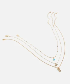 GOLD EVIL EYE NECKLACE PACK