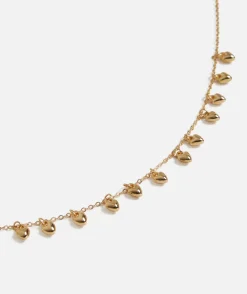 GOLD HEARTS PENDANT NECKLACE