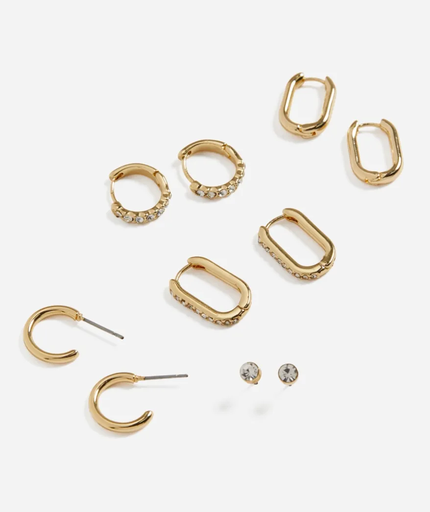 GOLD JEWEL ESSENTIALS EARRING PACK