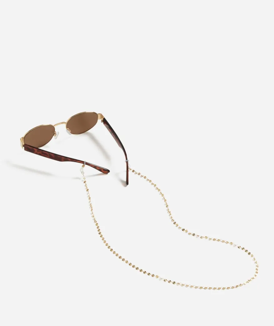 GOLD PAPERCLIP SUNGLASSES CHAIN