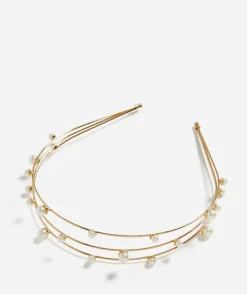 GOLD PEARL HEADBAND