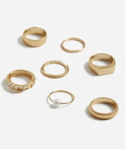 GOLD PEARL RING PACK