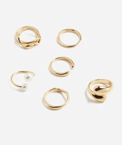 GOLD PEARL RING PACK