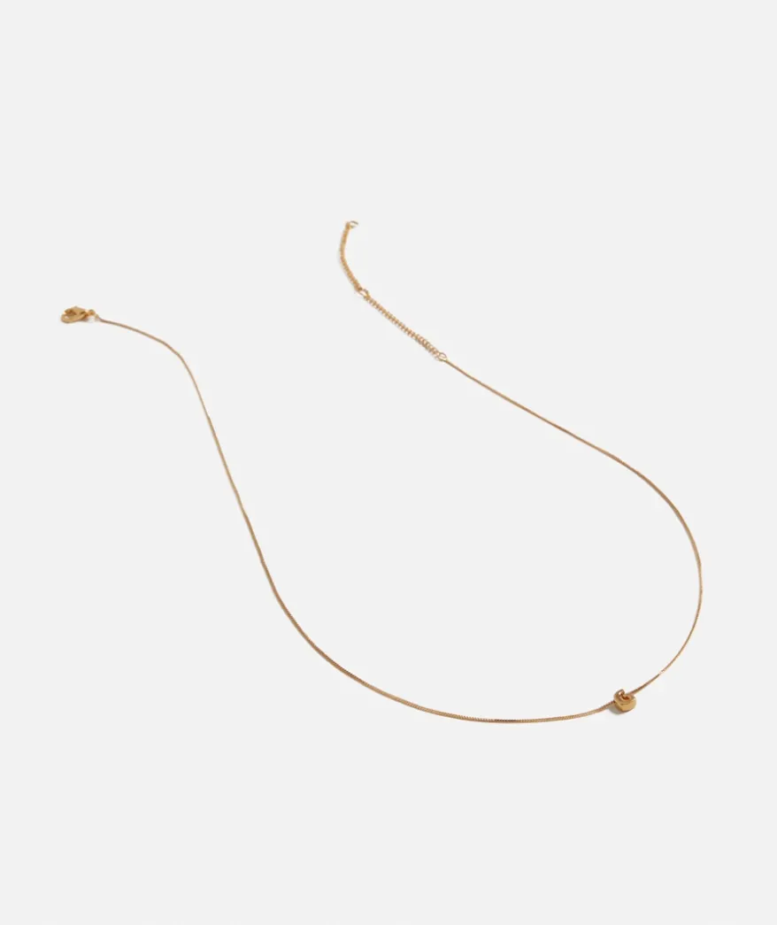 GOLD PLATED ALPHABET NECKLACE