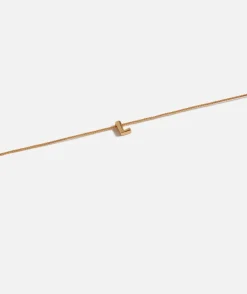 GOLD PLATED ALPHABET NECKLACE