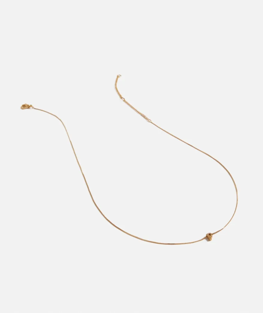 GOLD PLATED ALPHABET NECKLACE