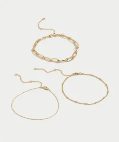 GOLD PLATED ANKLET PACK