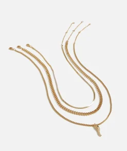 GOLD PLATED CHILLI PENDANT NECKLACE PACK