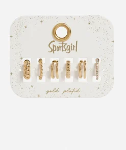 GOLD PLATED HOOP AND EAR CUFF PACK