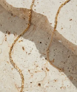 GOLD PLATED LINK CHAIN NECKLACE