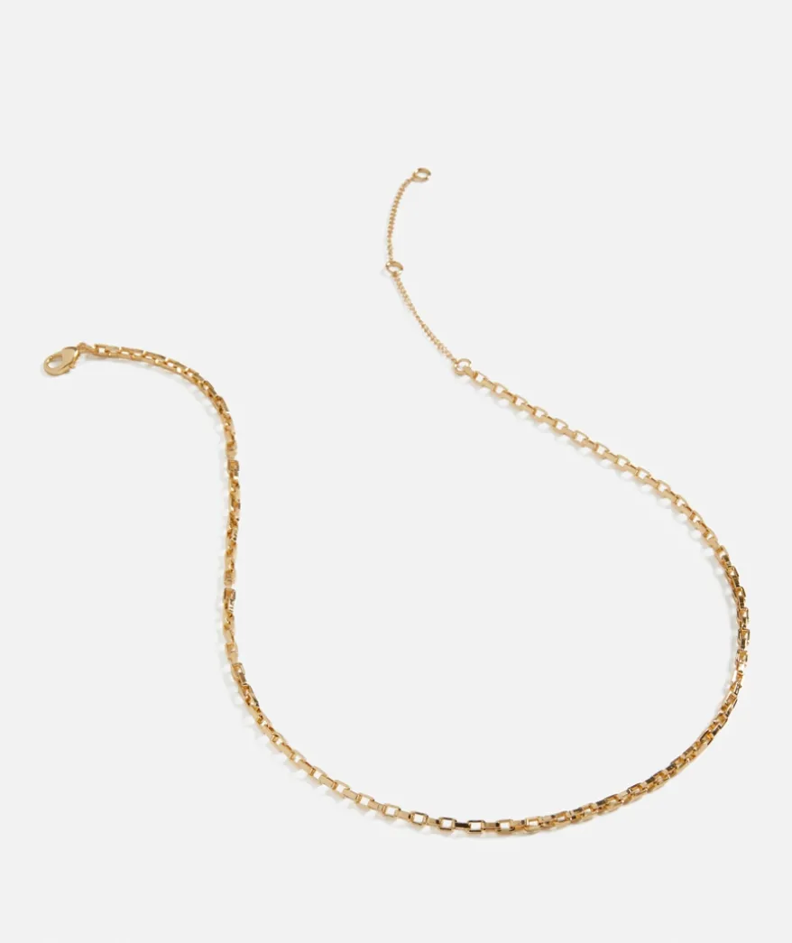 GOLD PLATED LINK CHAIN NECKLACE