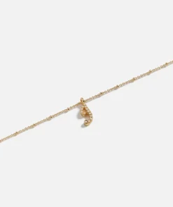GOLD PLATED PEARL ALPHABET NECKLACE