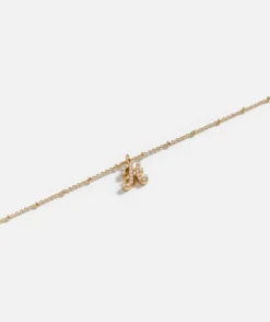 GOLD PLATED PEARL ALPHABET NECKLACE