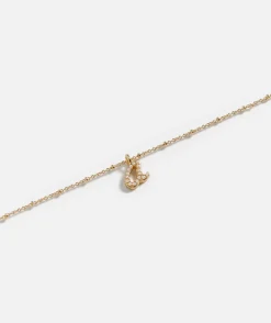 GOLD PLATED PEARL ALPHABET NECKLACE