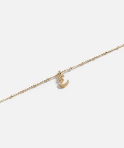 GOLD PLATED PEARL ALPHABET NECKLACE