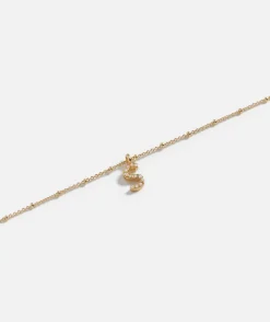 GOLD PLATED PEARL ALPHABET NECKLACE