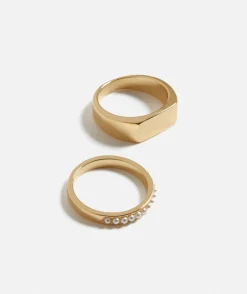 GOLD PLATED PEARL RING PACK