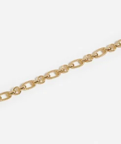 GOLD PLATED ROUNDED CHUNKY CHAIN NECKLACE