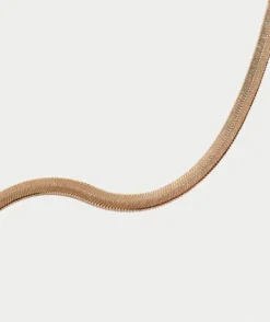 GOLD PLATED SNAKE CHAIN NECKLACE