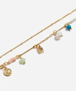GOLD SMALL CHARM NECKLACE PACK