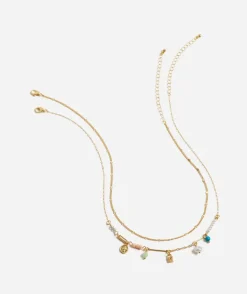 GOLD SMALL CHARM NECKLACE PACK