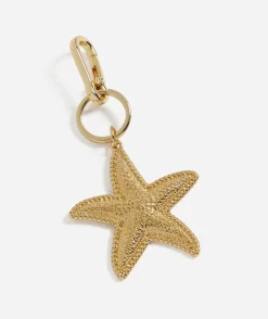 GOLD STARFISH BAG CHARM