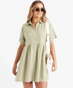 GRACIE SHIRT MINI DRESS