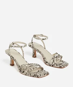 HAILEY SNAKE STRAPPY HEEL