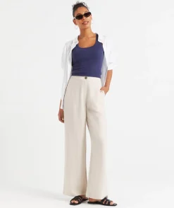 HAZEL LINEN BLEND PANT