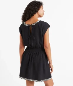 IRA EMBROIDERED MINI DRESS