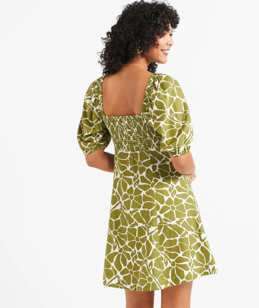 ISABELLA SQUARE NECK MINI DRESS