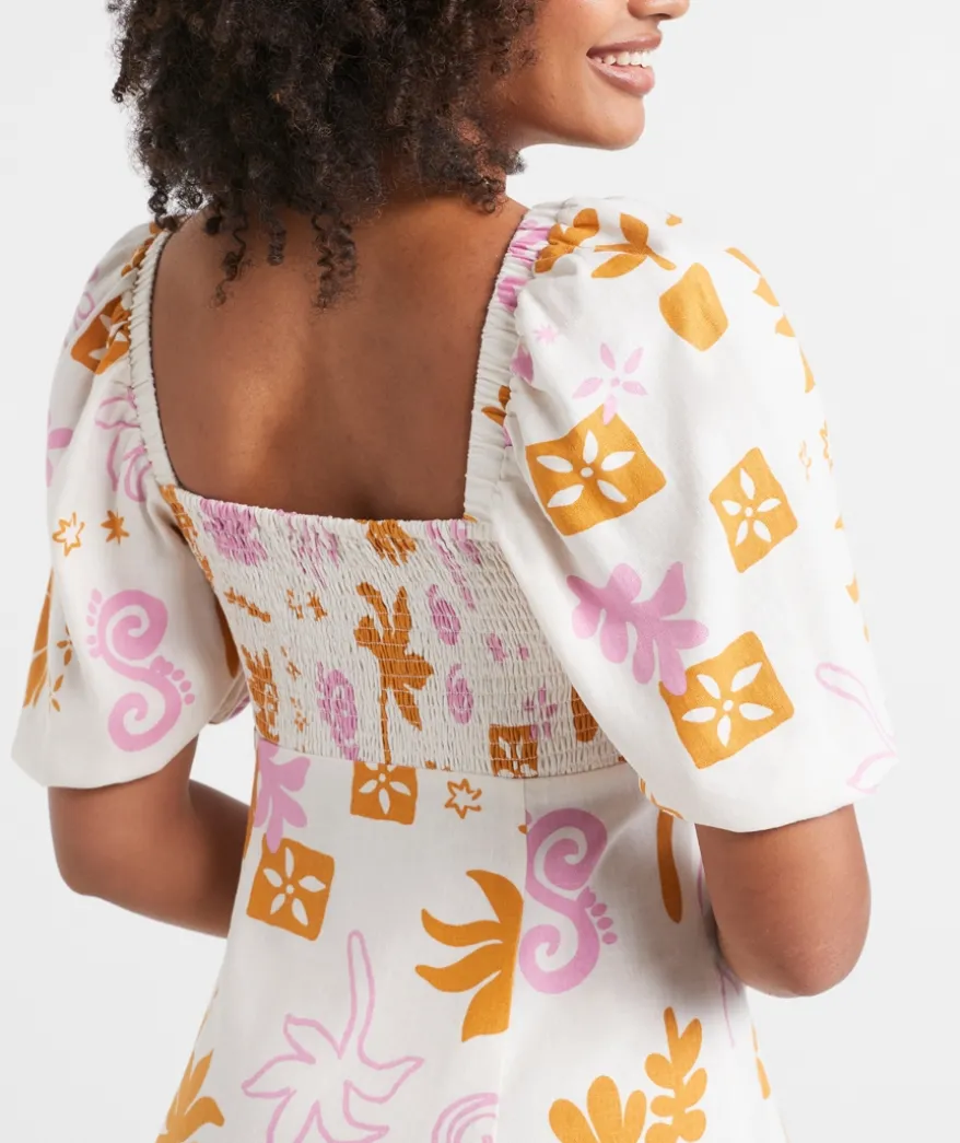 ISABELLA SQUARE NECK MINI DRESS