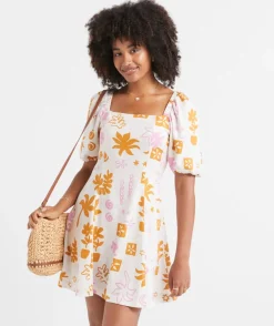 ISABELLA SQUARE NECK MINI DRESS