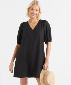 JACKIE PUFF SLEEVE MINI DRESS