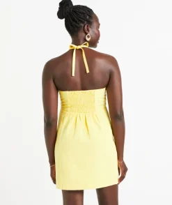 JAIME RAMIE HALTER MINI DRESS