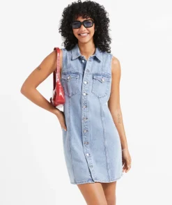 JESSIE DENIM MINI DRESS