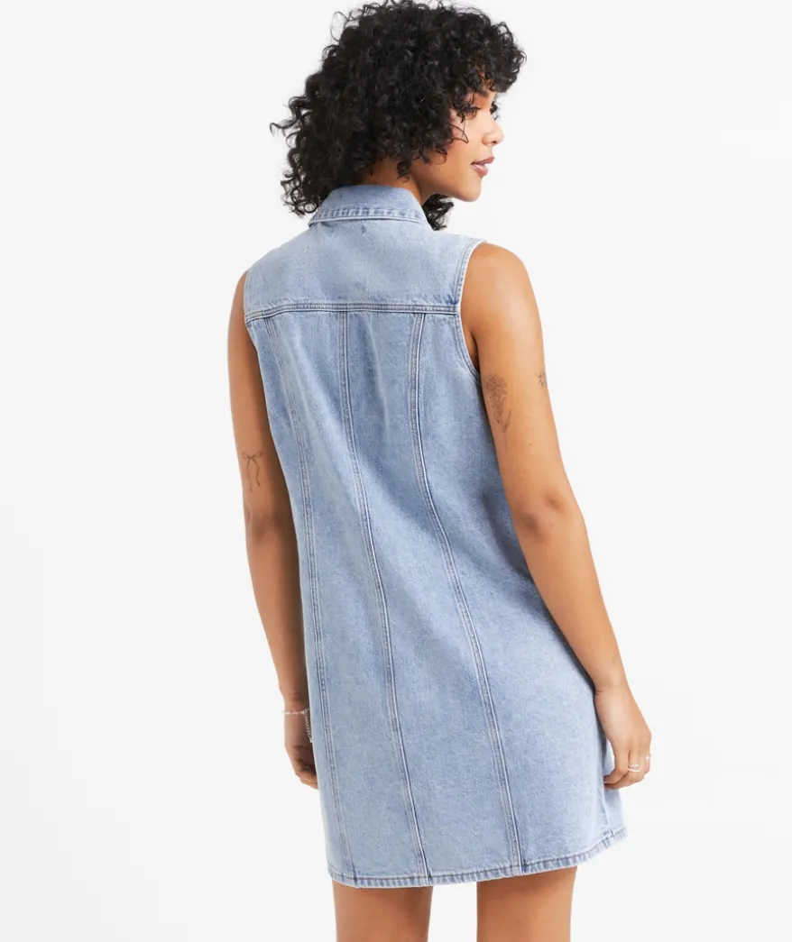 JESSIE DENIM MINI DRESS