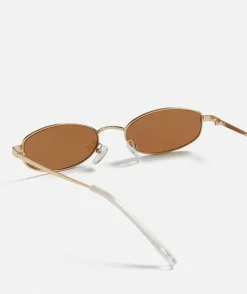 JETT OVAL METAL SUNGLASSES - GOLD
