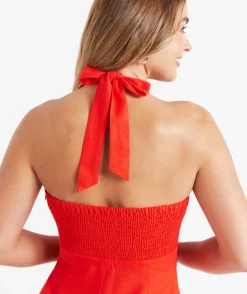 JOANNA HALTER MIDI DRESS