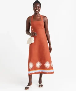 JOANNA HALTER MIDI DRESS