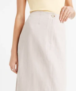 JOSIE RAMIE COLUMN MAXI SKIRT