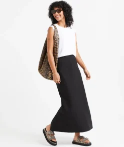 JOSIE RAMIE COLUMN MAXI SKIRT