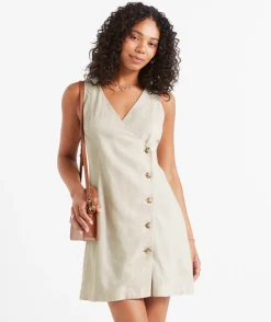 KAYLA BUTTON DOWN MINI DRESS