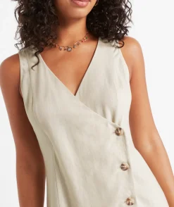 KAYLA BUTTON DOWN MINI DRESS