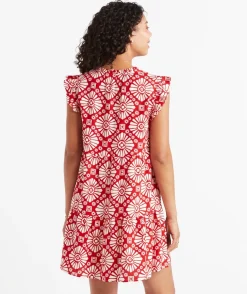 KELSEY FLUTTER SLEEVE MINI DRESS