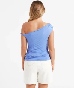 KENDALL TWIST SHOULDER TOP